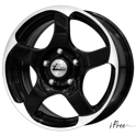 АВТОДИСК КОПЕРНИК 6,5Х15 4Х100 ЕТ43 67,1 БЛЭК ДЖЕК 135807