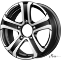 АВТОДИСК ХАФПАЙП 6Х16 5Х139.7 ЕТ40 98 БЛЭК ДЖЕК 296800