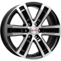 Автодиск R7-Рольф ориг.(КС457) 7,5х17 6х139,7 ЕТ25 106,1 алмаз черный r34594