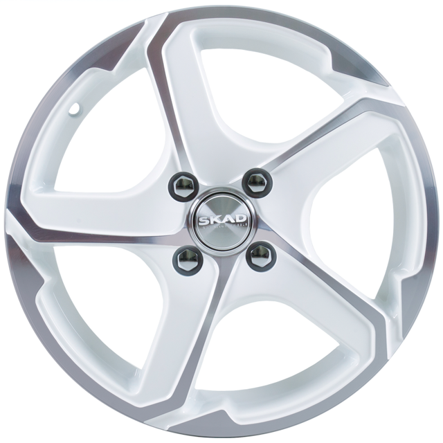 Аллигатор R15х6 5х114.3 ЕТ45 СВ67.1 Almaz_white